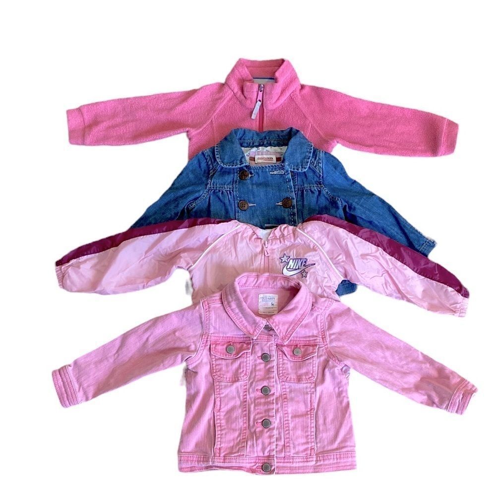 Girls Fall Spring Jacket Lot of 4 Size 2T